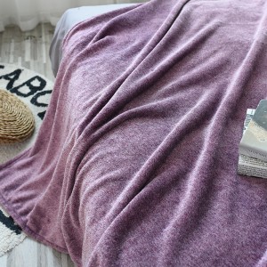 Amazon neue kationische Uni-Flanelldecke Kinder-Mittagspausendecke Sommerklimaanlage Sofadeckenbezug Deckenanpassung