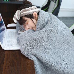 Veleprodajna dupla debela deka za klima uređaj za dremanje šal deka za dremanje jednostruka šerpa deka