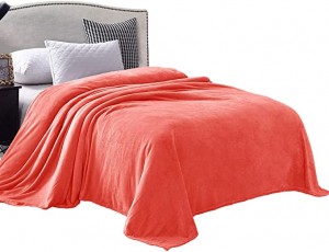 Velvet Flannel Fleece Plush King Size Bed Blanket bilang Bedspread/Coverlet/Bed Cover Malambot, Magaan, Warm at Cozy