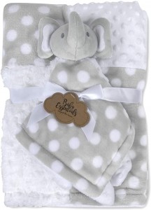 아기 소년과 소녀를 위한 일치하는 박제 동물이 있는 아기 담요 – 담요 세트가 있는 아기 동물 인형