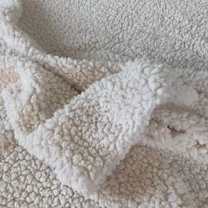 Korkealaatuinen 100% polyesteri sherpa kangas erittäin pehmeä