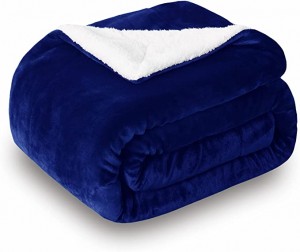 Sherpa Fleece Throw Blanket, Dûbelsidich Super Soft Luxurious Plush Blanket Throw Blanket