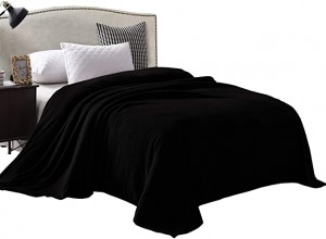 بطانية سرير من القطيفة الفانيلا المخملية بحجم كينج كمفرش سرير / غطاء سرير / غطاء سرير ناعم وخفيف الوزن ودافئ ومريح