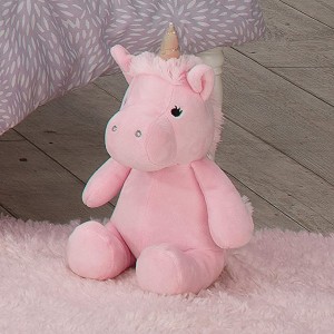 Super morbido, carino, unicorno rosa Rainbow Unicorn Plush Unicorn, Pearl/Rosa, 6,5x9x10 pollici