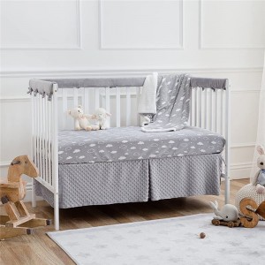 پتوی شینیل شرپا Heavenly Soft Company Baby، خاکستری سه بعدی، 30 × 35 اینچ، برای پسران و دختران