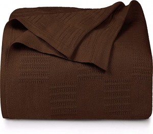 Անկողնային պարագաներ Բամբակյա թագուհու վերմակ Մոխրագույն վերմակ անկողնու համար – 350 GSM փափուկ շնչող վերմակ