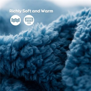 Kêfxweşiya Fleece Throw Blanket, Ultra Soft Plush Blanket Reversible, Throw Size for Sofa Nap Travel, Dual Sided Cozy Fluffy Dog/Canket