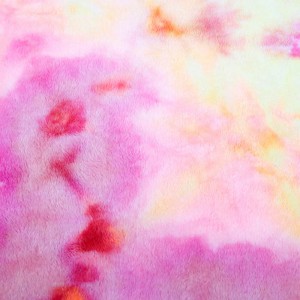 Newly Design Tie-dye Process Flannel Colorful Textile Fabrics