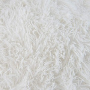 Amakhava e-Luxury Soft Faux Fur Fleece Cover Cover Pillowcase Amakhava Emicamelo, Akukho Ukufaka Umcamelo, 18″ x 18″ Inch, Mhlophe, 2 Pack