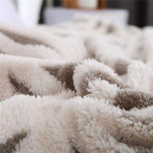 Fleece Blanket Fuzzy Soft Bed Blanket Dual Sided Throw Blanket fit Couch Sofa (Grey,51×63)