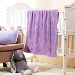 Lightweight Fuzzy Fluffy Haneut Plush Baby Simbut pikeun Budak Orok Balita Baru Lahir Crib Cot Stroller