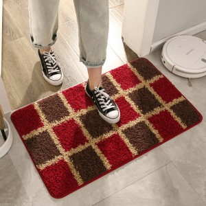 Slitstark dammsäker entrédörr golvmatta matta badrum toalett vattenabsorberande halkfri matta fotmatta