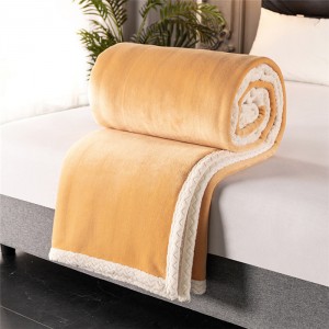 Полиэфирная текстильная ткань Фланелевая бытовая кровать Одеяло