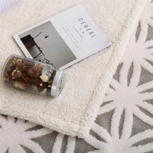 Fleece Blanket Fuzzy Soft Bed Blanket Meji Sided Ju Jabọ ibora ti o baamu aga aga (Grey,51×63)