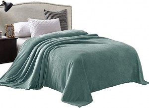 Cobertor de cama king size de lã de flanela de veludo como colcha/colcha/capa de cama macio, leve, quente e aconchegante