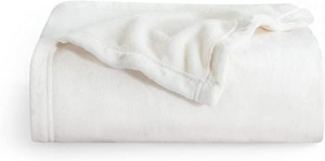 Fleecová prikrývka na prikrývku – svetlosivá ľahká prikrývka na pohovku, pohovku, posteľ, kemping, cestovanie – super mäkká útulná prikrývka z mikrovlákna
