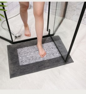 Makapal na banig sa sahig ng banyo pinto ng banyo sumisipsip foot pad toilet non-slip mat bedroom door mat
