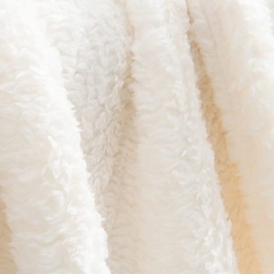 Ультрамягкое уютное одеяло из шерпы, сплошное античное белое легкое теплое декоративное плюшевое одеяло в стиле бохо для дивана, дивана, спальни, путешествий, реверсивный узор