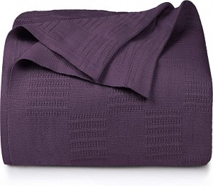 Cobertor Queen Algodão Cobertor Cinza para Cama - 350 GSM Cobertor Macio Respirável