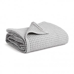 Балалар вафл одеял, 100% йомшак мамык җиңел одеял - малайлар һәм кызлар өчен балалар одеялын алу