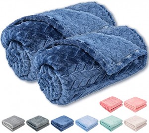 Fuzzy Baby Blanket or Throw Blanket for Girl or boy, Soft Warm Cozy Fleece Plush Sherpa Blanket, Nursery Receiving Swaddling Blanket for Bed, Crib, Stroller, Travel