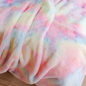 Одеяло, искусственный мех, супермягкое двустороннее пушистое уютное шерстяное флисовое фланелевое пушистое радужное одеяло, декоративное одеяло для дивана-кровати