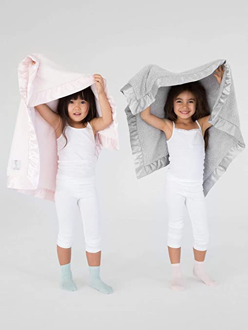 लिटिल जिराफ सेनील घुमक्कड़ बेबी कंबल, गुलाबी, 29″ x 35″ विशेष रुप से प्रदर्शित छवि