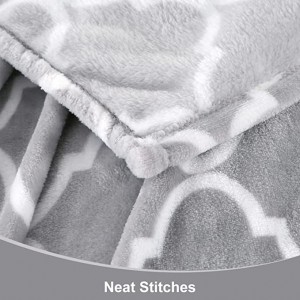 Фланнель Флис одеял ыргыту размеры, супер йомшак уңайлы плушка одеяллары, диван караваты өчен җиңел микрофибер ыргыту одеял.
