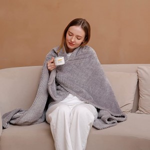 Fuzzy Blanket Soft Gray Full Blanket Anti-Static Fleece Blanket Lightweight Warm Bed Blanket Cozy Decorative Blankets for Couch Travel Sofa All Seasons Suitable for Women, Men and Kids