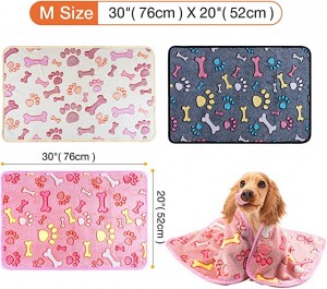 Κουβέρτες για σκύλους – Fluffy Cats Dogs Κουβέρτες για Small Medium & Large Dogs, Cute Print Pet Throw Puppy Blankets Fleece