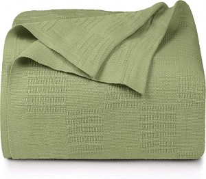 Постелнина Памучна кралица ќебе сиво ќебе за кревет – 350 GSM меко ќебе за дишење