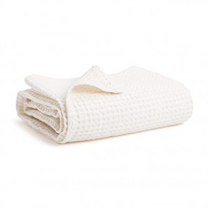 Baby Waffel Decken, 100% Soft Koteng Liichtgewiicht Decken - Empfangs Baby-Kleederdecken fir Jongen a Meedercher