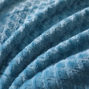 Exclusivo Mezcla Diamond Ultra Soft Throw Blanket, ผ้าห่มขนแกะสักหลาดขนาดใหญ่สำหรับโซฟา/เตียง/โซฟา (สีชมพู , 50 x 70 นิ้ว) – อบอุ่น อบอุ่น และน้ำหนักเบา