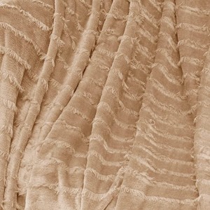 Exclusivo Mezcla 부드러운 담요, 대형 양털 퍼지 담요, 소파/소파/침대용 장식 술 봉제 담요, 50×60 인치, 핫 핑크