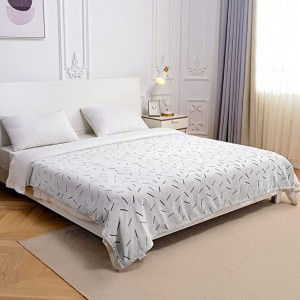 Manta de forro polar con patrón Beeline premium, colcha de microfibra de felpa lixeira e cálida para decoración de sofás e cama