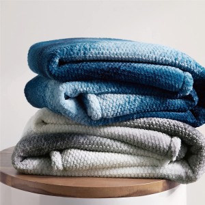 Mantas de polar tamaño dobre gris - Mantas suaves e lixeiras acolledoras e mantas para sofá
