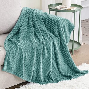 Exclusivo Mezcla Diamond ypač minkšta antklodė, didelė flanelinė vilnos antklodė sofai / lovai / sofai (rožinė, 50 x 70 colių) – jauki, šilta ir lengva