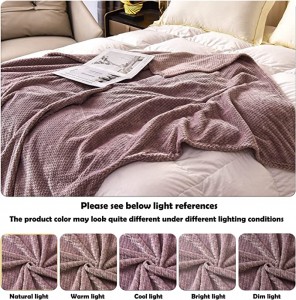 Мягкое одеяло высшего качества из шелковистой фланели с флисовым узором в виде листьев, легкое одеяло для всесезонного использования