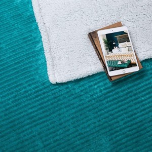 Sherpa Blanket Fleece Throw Turquoise Soft, Plush, Fluffy, Warm, Cozy, Thick – Perfect for Bed, Sofa, Couch, Chair