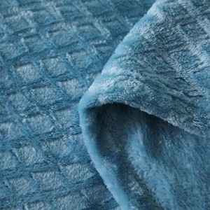 Exclusivo Mezcla Diamond Ultra Nyoro Rokukanda Blanket, Hombe Flannel Fleece Blanket yeCouch/Mubhedha/Sofa (Pingi, 50 x 70 Inches) – Inotonhorera, Inodziya uye isingaremi