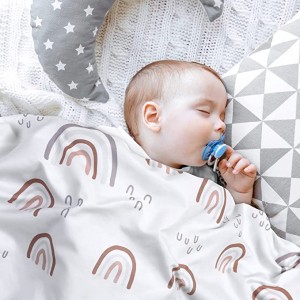 Soarwg Kids Baby Blanket Unisex Newborn, Super Soft Comfy Micro Fleece Pluche Dekens, foar Pjutten Baby Nursery Bed Dekens Stroller Crib Douche Gifts 30 x 40 inch