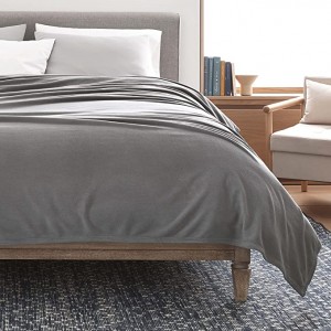 Super Soft Fleece Plüsch Liichtgewiicht Decken Low Lint Luxus Hotelstil Solid Hausdéierfrëndlech Bett a Couch Decken