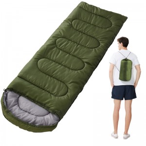 Akciový núdzový spací vak Outdoorový zahustený teplý prenosný kempingový spací vak pre jednu osobu