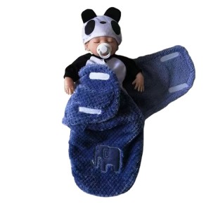 Hot Sale New products Merbau Super soft touch 100% polyester newborn flannel fleece seasonal knit swaddle blanket
