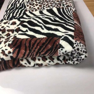 Itin minkštas solidus karaliaus dydžio leopardo rašto koralų vilnos flanelinis antklodė