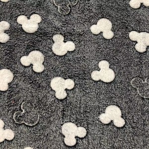 Højkvalitets dobbeltsidetrykt flannel fleecemateriale til tæppe