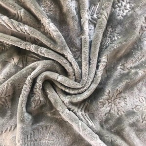 Jacquard Flannel Fleece Fabric տնային տեքստիլի ամանորյա նվերի համար