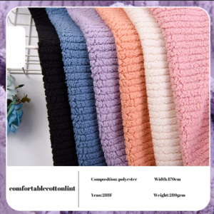 In stock cotton wool jacquard drawer vertical strip flannel bayberry fleece coralcomfortablecottonlint flanner