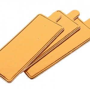 One of Hottest for Cake Packaging Box - Gold Mini Cake Board Triangle Board Wholesale | SunShine – Sunshine