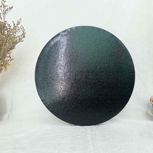 13 Inch Covering A Cake Board With Paper Black Round Foil | SunShine